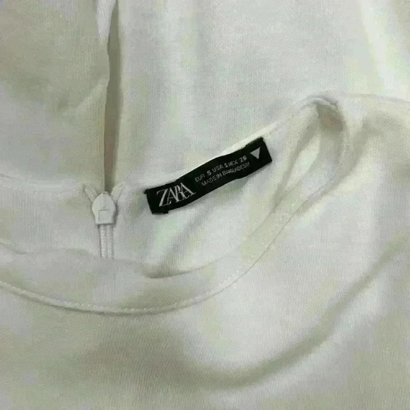 Zara White one piece romper - Picture 3 of 3